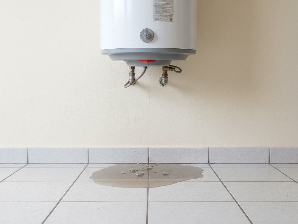 Dépannage chauffe-eau à Calais : ballon d'eau qui fuit